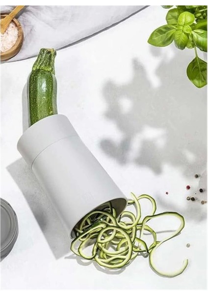 Renkli Çok Fonksiyonlu Spiral Kesici, Paslanmaz Çelik Bıçak ve Plastik Gövde fırsatları