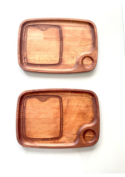 Legnoa Ahşap ( 1.sınıf Kalite Kayın Ağacı ) 2 Adet Servis Tabağı, Sunum Tabağı, Yemek Tabağı 35X25CM fiyatları
