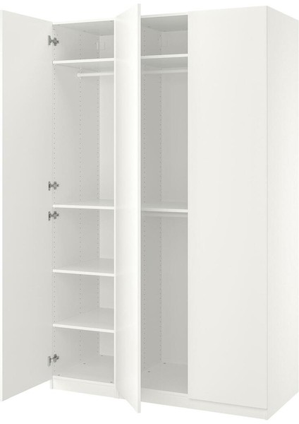 Pax Gardırop, Beyaz, 150X60X236 cm