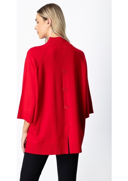 65310 Onteks Arkası Düğmeli Yırtmaçlı Yarım Balıkçı Salaş Kazak fırsatları