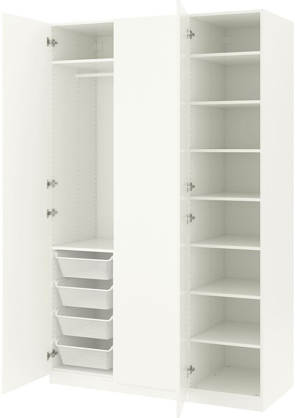 Pax Gardırop, Beyaz, 150X60X236 cm