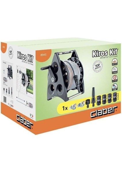 Kiros Kit Hortum Makarası ve 20 mt Hortum fiyatları