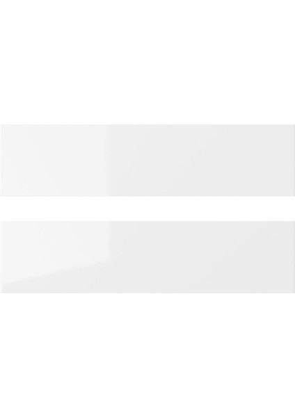 Çekmece Ön Paneli, Parlak Cila Beyaz, 40X10 cm