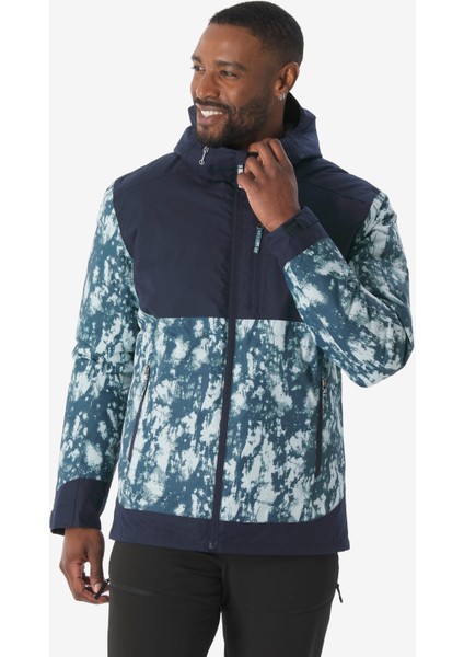 Quechua Erkek Sıcak Tutan Outdoor Yağmurluk - Mavi - NH500 -10 °c