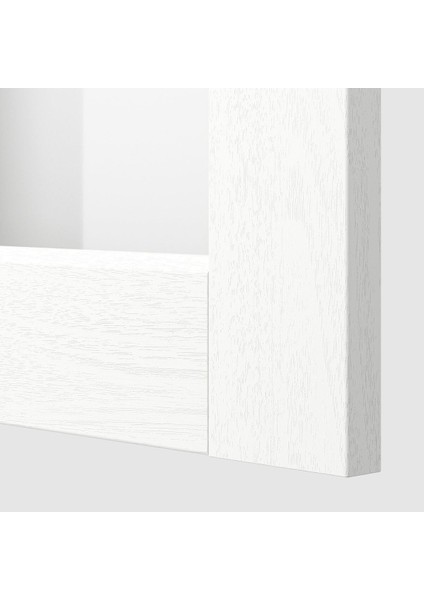 Cam Kapak, Beyaz-Ahşap Görünümlü, 30X80 cm modelleri