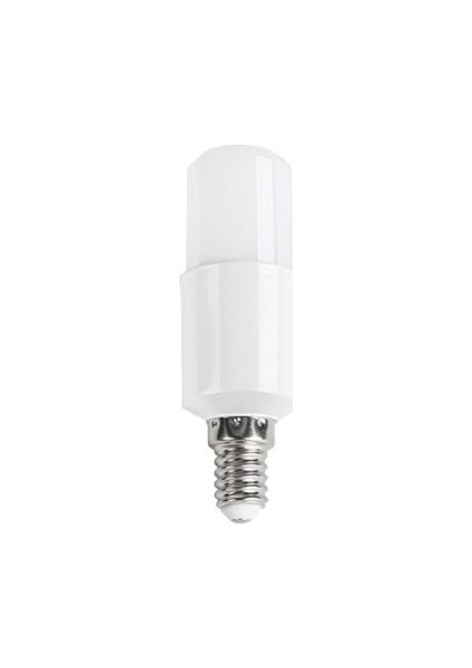 CT-4092 Beyaz Renk 6400K 10 Adet Buji LED Ampul Yüksek Lümen 800LM 8W E-14 Duy Silindir Tasarım