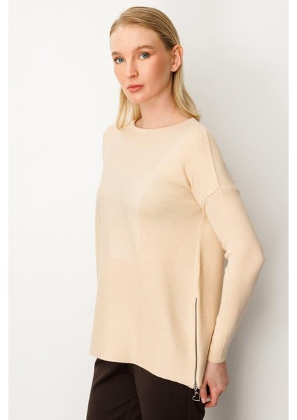 65318 Onteks Yanı Fermuarlı Kazak fırsatları