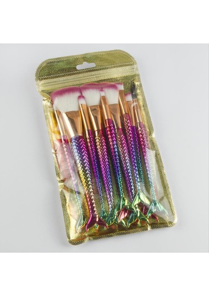 Ds-Derin Ocean 10LU Balık Makyaj Fırça Seti-Pembe indirimleri