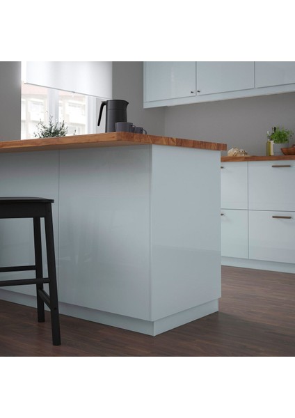 Kaplama Paneli, Parlak Cila Açık Gri-Mavi, 39X106 cm fırsatları