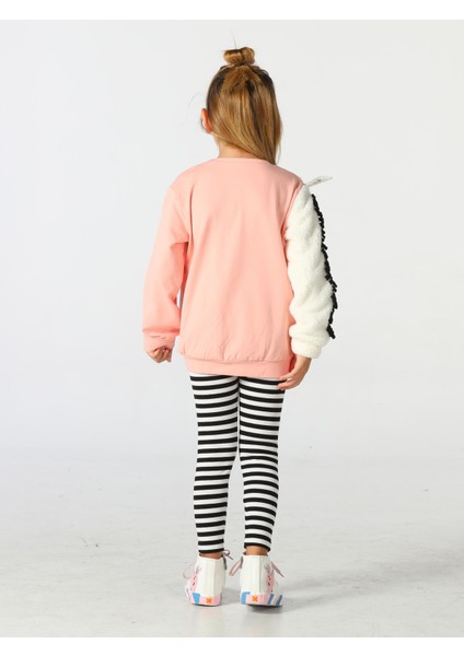 Unicorn Kollu Yumoş Sweat-Tayt Takım