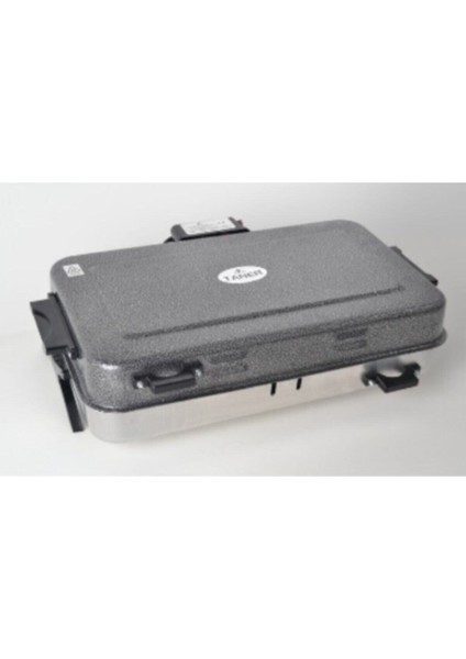 Gri Çift Telli Makro Boy Mangalcı Izgara, Dayanıklı ve Pratik Kullanım Sağlar.