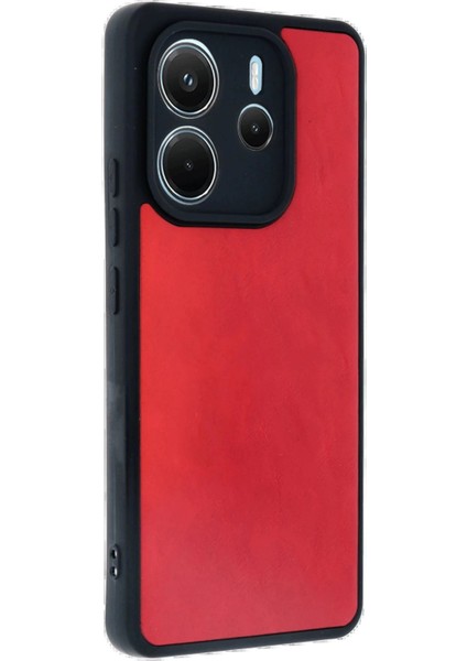 Bfs Xiaomi Redmi Note 14 4g Kılıf Aras Deri Kapak - Kırmızı fiyatları