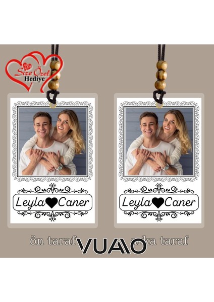 Kişiye Özel Fotoğraflı ve Isimli Araba Hediyesi Araba Süsü Dikiz Aynası Süsü - Size Özel Hediye fiyatları