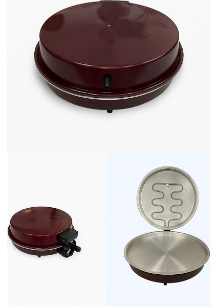 Elektrikli Tandır | Ekmek Yapma Makinesi | Statik Boyalı Çok Amaçlı Pişirici - 48 CM