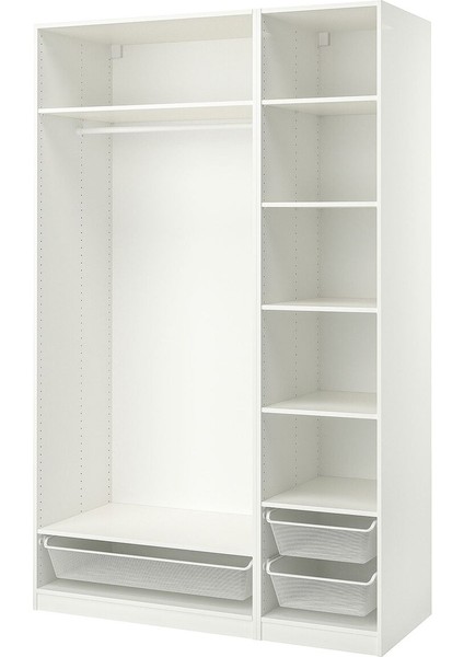 Açık Gardırop, Beyaz, 150X58X236 cm