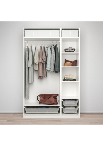 Açık Gardırop, Beyaz, 150X58X236 cm modelleri
