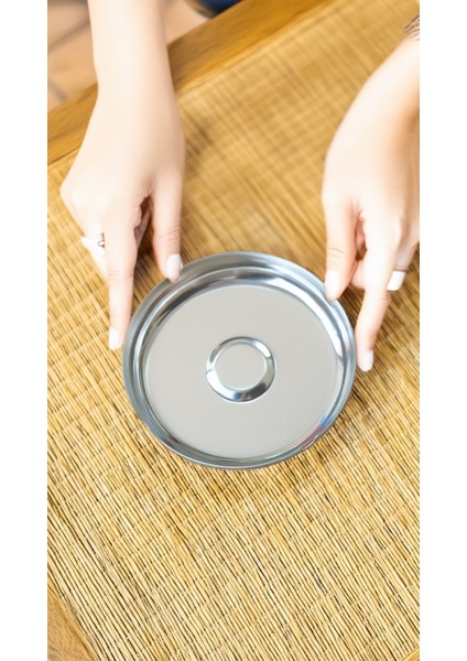 4'lü Paket - Kafe , Restoran , Masaüstü Paslanmaz Yuvarlak Metal Kül Tablası modelleri