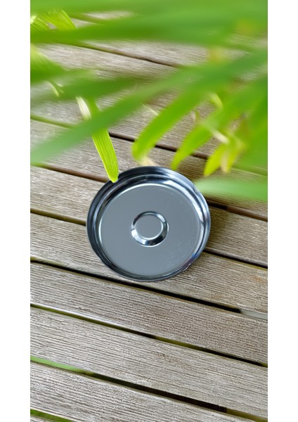 4'lü Paket - Kafe , Restoran , Masaüstü Paslanmaz Yuvarlak Metal Kül Tablası