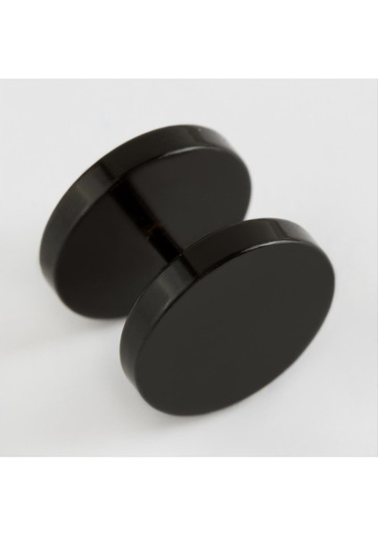 Ds-Derin 12 mm Silindir Piercing 1 Adet-Siyah