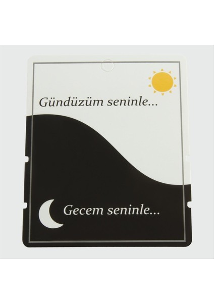 Ds-Derin 2li Gece Gündüz Bileklik Kartı-Siyah fiyatları