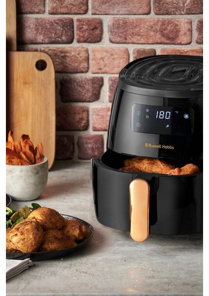 5 Litre Hava Fritözü Siyah, Pratik ve Sağlıklı Pişirme Aracı