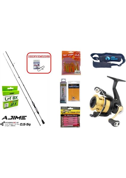 Ajime 228 cm 0.5-5 gr & Daiwa Rs 500 Lrf Seti