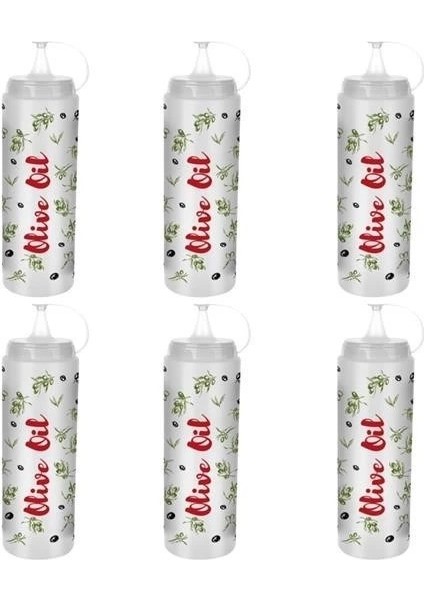 Bfs Şeffaf Kapaklı Sızdırmaz Yağlık Sosluk Şişesi Plastik Yağdanlık Master Chef AP-9471