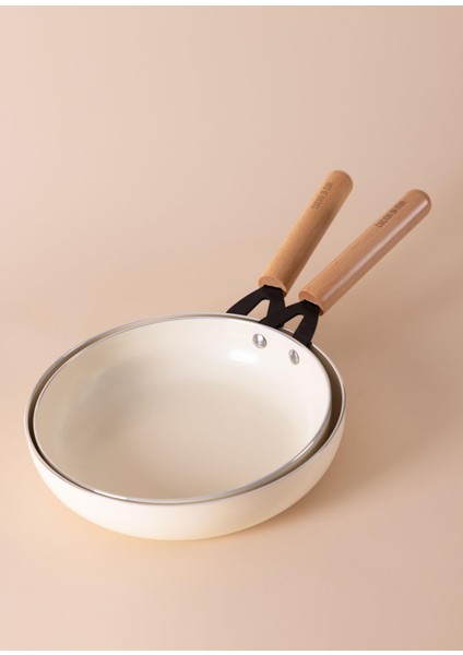 Cucina Di Mia Indüksiyon Tabanlı Seramik Tava Seti 3 Parça indirimleri