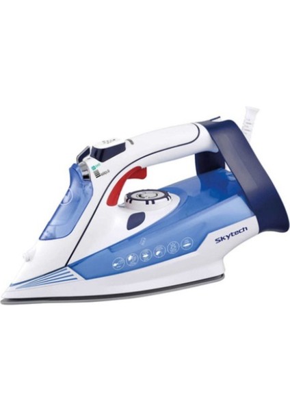 Seramik Tabanlı 3000W Buharlı Ütü, Mavi