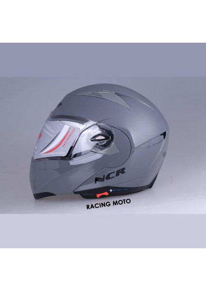 Çene Açılır Nardo Gri Kask (Ece Belgeli) Sticker Hediyeli fırsatları