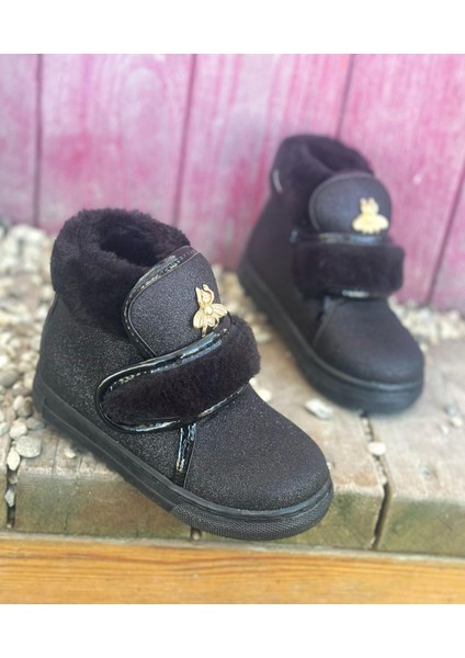 Kürk Detaylı Ortopedik Kız Çocuk Bot