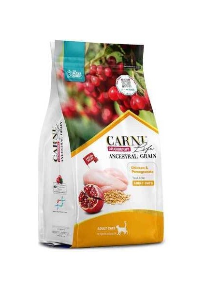 Elit Carni Life Cranberry Ancestral Grain Tavuk ve Nar Yetişkin Kedi Maması 1,5kg fiyatları