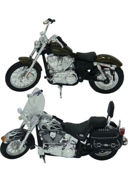 Bfs 1:18 Harley-Davidson Motorsiklet