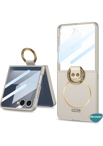 Samsung Galaxy Z Flip 7 Kılıf Ring Fall Magsafe Titanyum fiyatları