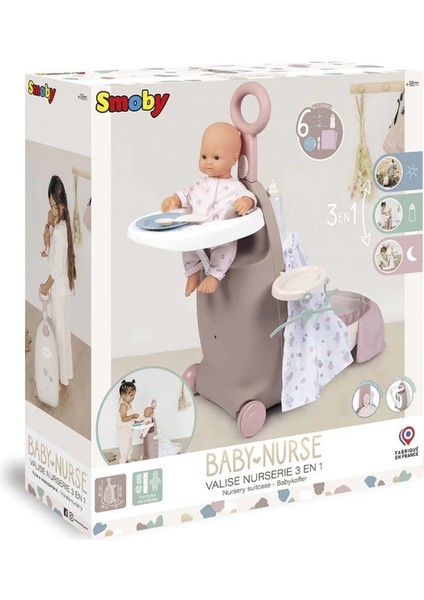 Bfs 7600220374 Baby Nurse Çocuk Odası Valizi 3 In 1 -Smoby modelleri