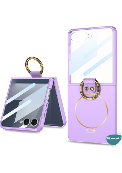 Samsung Galaxy Z Flip 7 Kılıf Ring Fall Magsafe Lila fiyatları