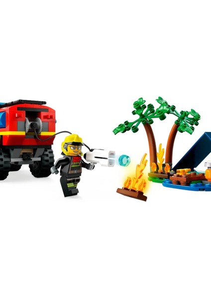 Bfs LEGO 4x4 Kurtarma Botlu Itfaiye Kamyonu fiyatları