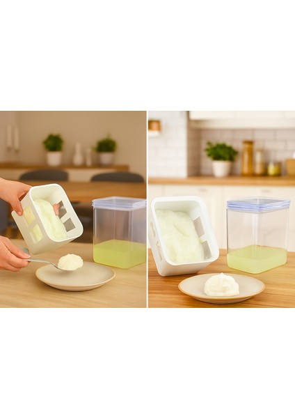 Süzme Yoğurt Filtresi ile Evde Yoğurt Keyfi! 2 Ad Kapasite 2.2lt fiyatları