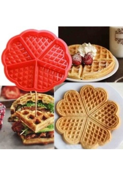 Silikon Waffle Kalıbı 5 Bölmeli (Wff-05) fiyatları