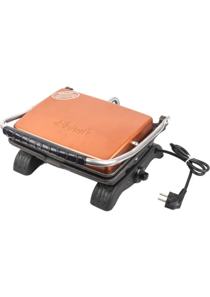 Organik Demir Döküm Tost Makinesi 1800W, Çok Renkli, Kaplamasız, Şık ve Dayanıklı