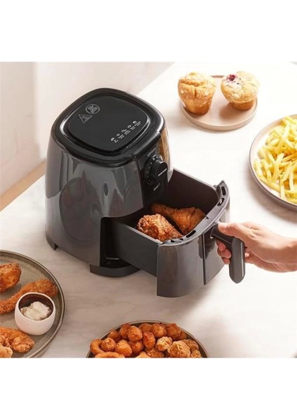 2.2l Hava Fritözü, Uzay Gri, Pratik ve Sağlıklı Pişirme Aracı modelleri