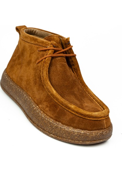 24620 - 5 Taba Süet Deri Kadın Bot