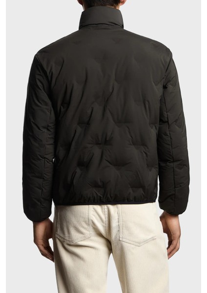 Logolu Regular Fit Dik Yaka Şişme Mont Erkek Mont EM003045 AF18232 U8120 modelleri