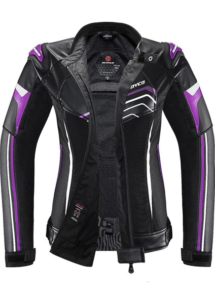 JK153W Purple 4 Mevsim Kadın Deri Mont fırsatları