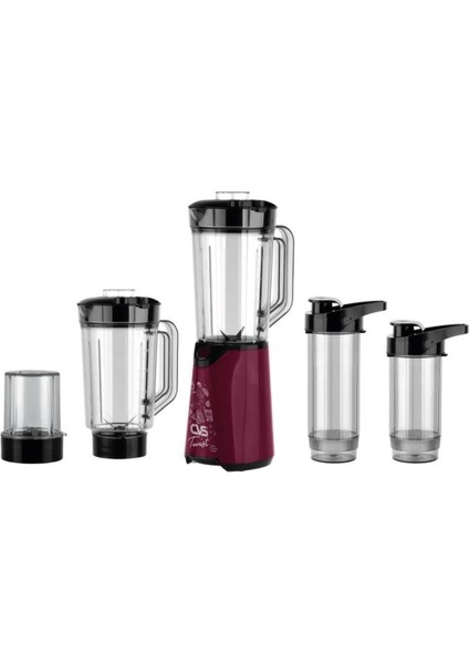 Kişisel Kullanım Için Şık Bordo Twist Mega Blender Seti, Sağlıklı ve Pratik Çözüm.