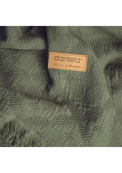 Lucca Fitilli Desen Yatak Örtüsü - Haki fiyatları