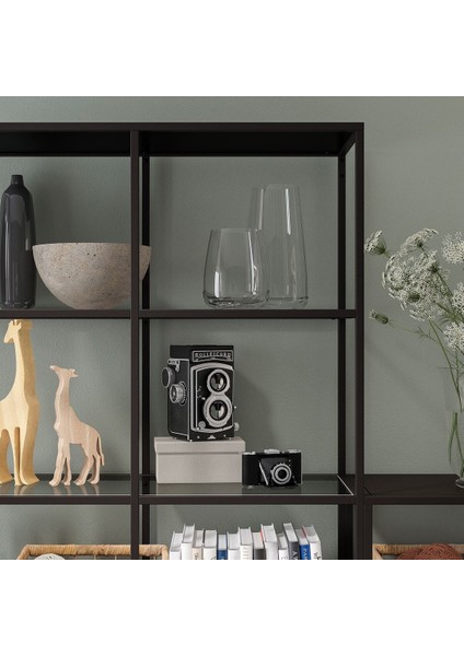 Açık Raf Ünitesi, Venge-Cam, 200X36X175 cm modelleri