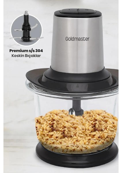 1.5 Lt Cam Hazneli 2 Kademe Ayarlı 4 Bıçaklı Doğrayıcı Gri modelleri