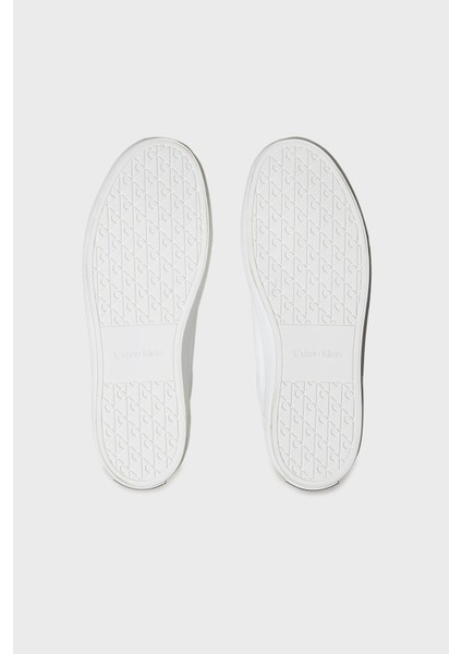 Logolu Deri Sneaker Ayakkabı HW0HW026780LC Bayan Ayakkabı HW0HW02678 0lc