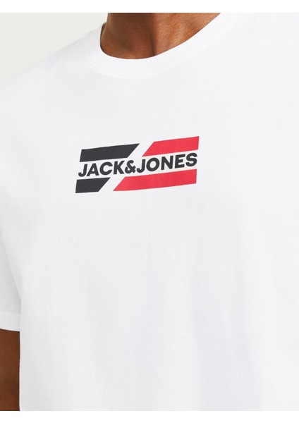 Bisiklet Yaka Logo Baskili Tisört - Corp